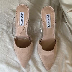 Steve Madden Charlee clear stiletto